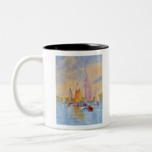Sonnensegel Zweifarbige Tasse