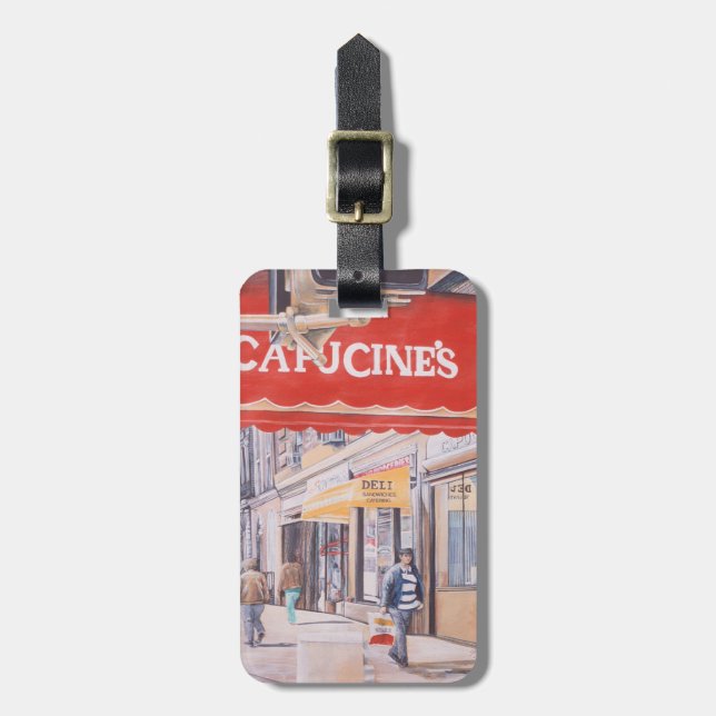 Sonnenseite der zweiten Straße Gepäckanhänger (Vorderseite vertikal)