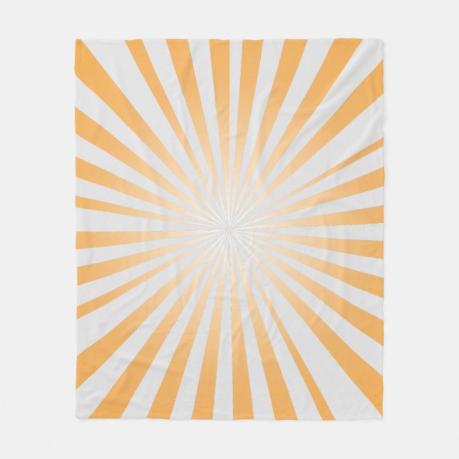 Sonnenserenade Fleecedecke (Vorderseite)