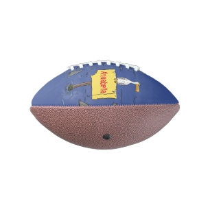 Sonnensevogel umkreist von Haifischen Cartoon Football