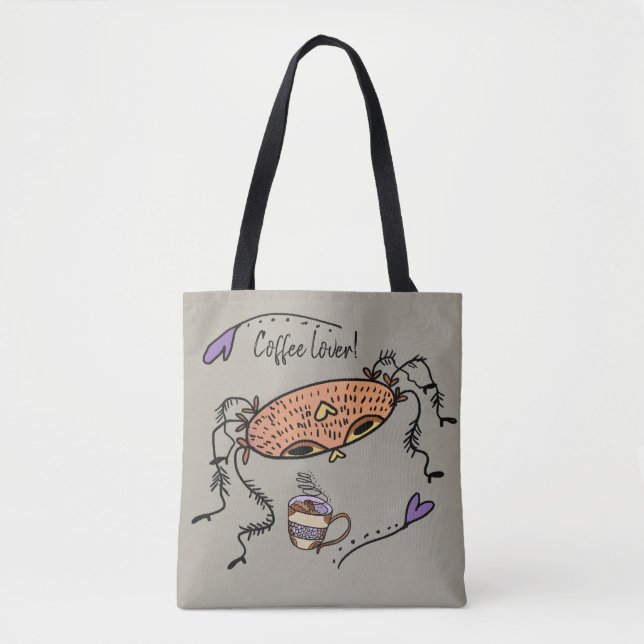 Sonnenspinne Halloween Tasche (Vorderseite)