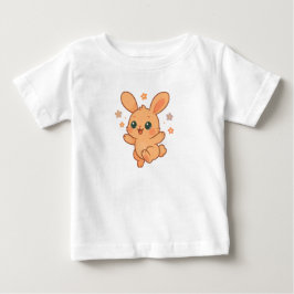 Sonnensprung-Häschen individuelle Baby-Tier-Illust Baby T-shirt