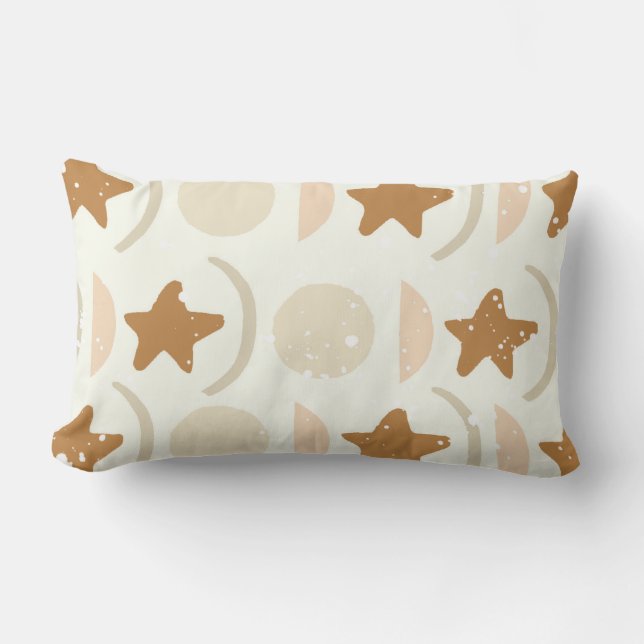 Sonnenstars Boho Kinderzimmer Kissen Babydusche (Vorderseite)