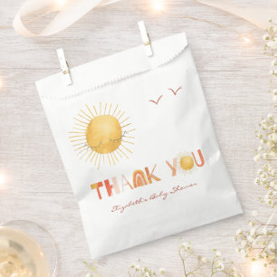 Sonnenstrahl Boho-Sommer Danke Geschenktütchen