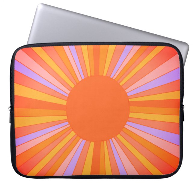 Sonnenstrahl Laptopschutzhülle (Vorderseite)