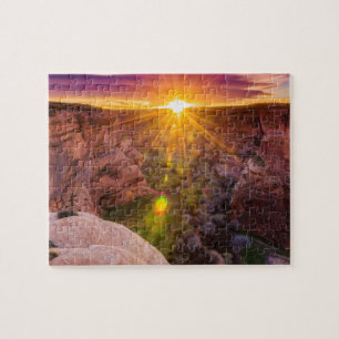 Sonnenstrahlen in Canyon de Chelly, AZ