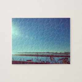 Sonnenstrahlen über der blauen Lagune