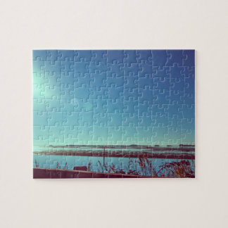 Sonnenstrahlen über der blauen Lagune