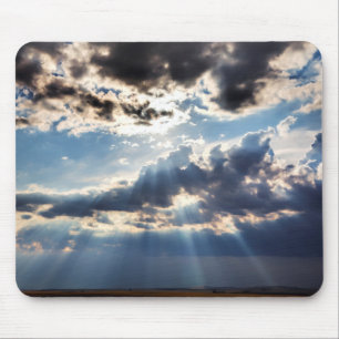 Sonnenstrahlen von oben mousepad