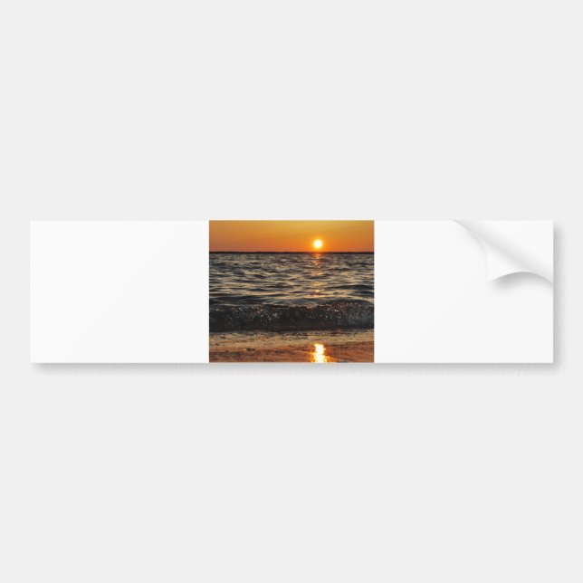 Sonnenstrand Autoaufkleber (Vorne)