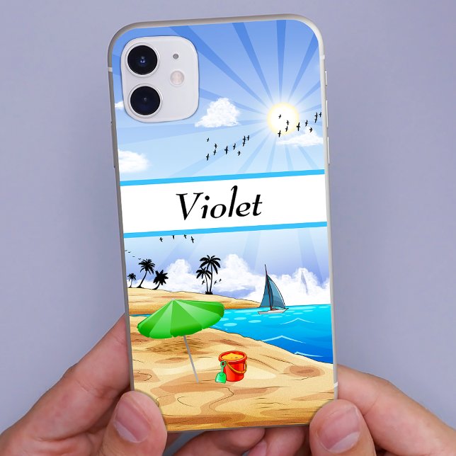 Sonnenstrand Landschaft Personalized Case-Mate iPhone Hülle (Von Creator hochgeladen)