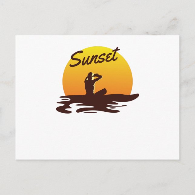 Sonnenstrand Postkarte (Vorderseite)