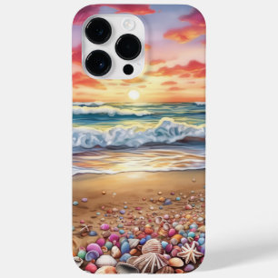 SONNENSTRANDSCHENZE MIT FARBHAFTEN SAISHELLEN Case-Mate iPhone 14 PRO MAX HÜLLE