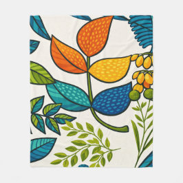 Sonnenstrom Blüte Fleecedecke