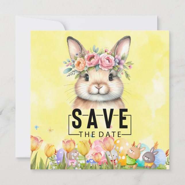 Sonnenstuhl in Ostern: Save the Date (Vorderseite)