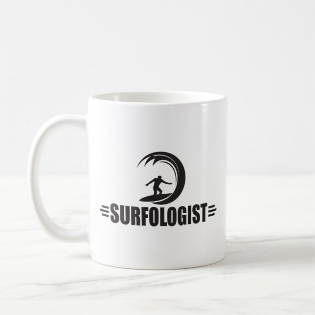 Sonnensurfen Kaffeetasse (Links)