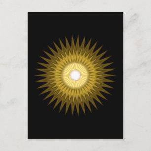 Sonnensymbol Postkarte