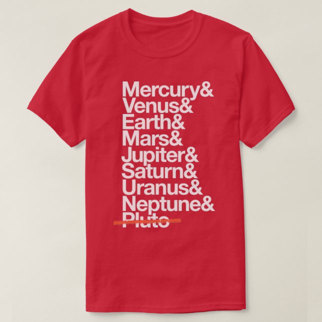 Sonnensystem 3 T-Shirt (Design vorne)