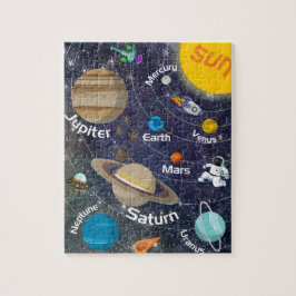 Sonnensystem, Astronaut und Raumschiff