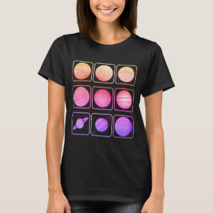Sonnensystem Astronomischer T - Shirt