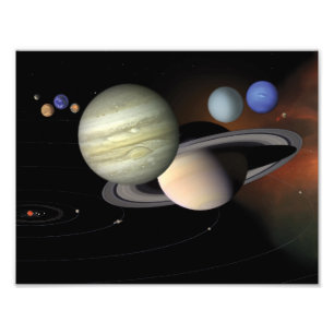 Sonnensystem Fotodruck
