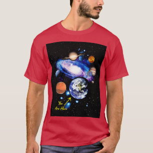 Sonnensystem Funny Planet Space Geek T-Shirt