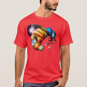 Sonnensystem Galaxy Planets Planetäres Universum O T-Shirt