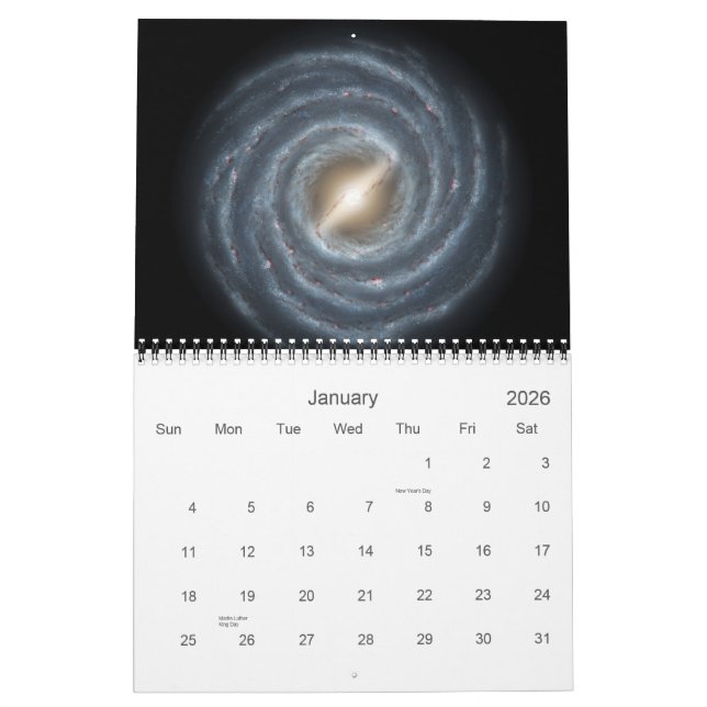 Sonnensystem-Kalender Kalender (Jan 2026)