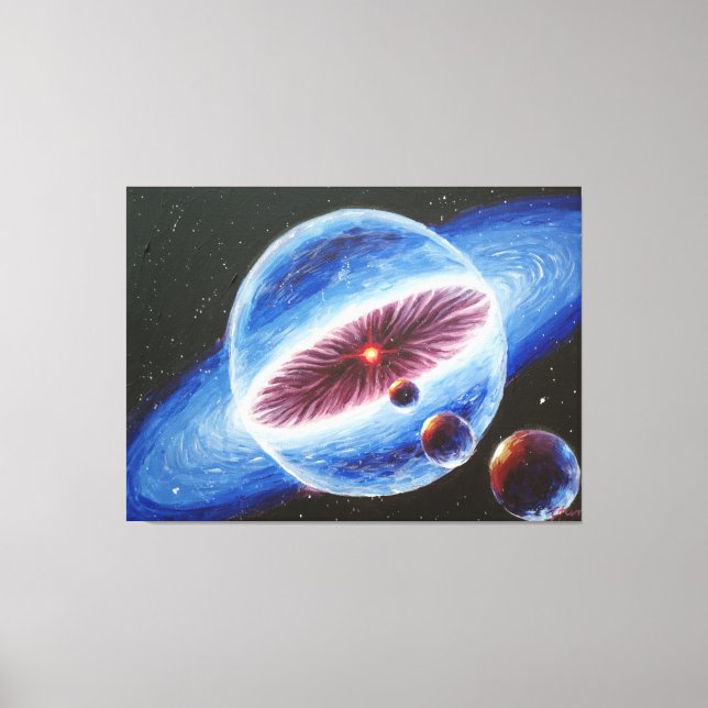 Sonnensystem Leinwanddruck (Vorderseite)
