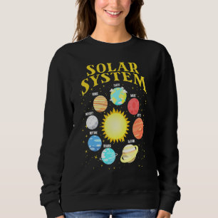 Sonnensystem mit Planets Science Space Planet 1 Sweatshirt