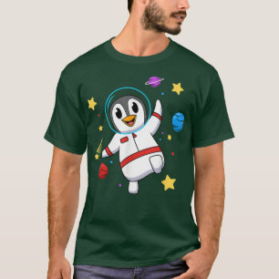 Sonnensystem Mond Erde Universum Sterne Astronaut  T-Shirt