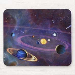 Sonnensystem Mousepad