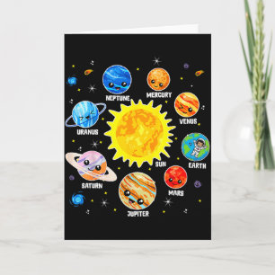Sonnensystem Planet Raum Planeten Jungen Mädchen K Karte