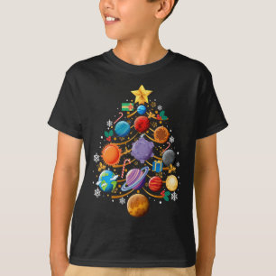 Sonnensystem Planeten Weihnachtsbaum Astronomie Xm T-Shirt