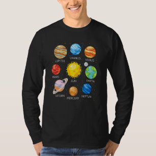 Sonnensystem Planeten Wissenschaft Raum Galaxie Un T-Shirt