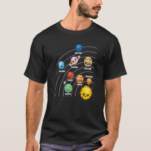 Sonnensystem Planets Science Space Planet Universe T-Shirt