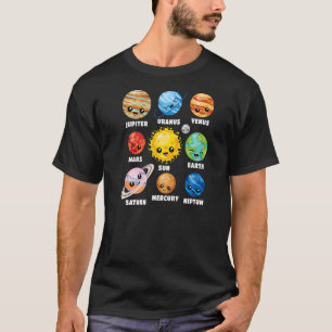 Sonnensystem Planets Space Science Planet Universe T-Shirt