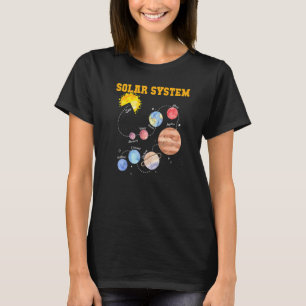 Sonnensystem Sun Planet Science Astronomie Space M T-Shirt