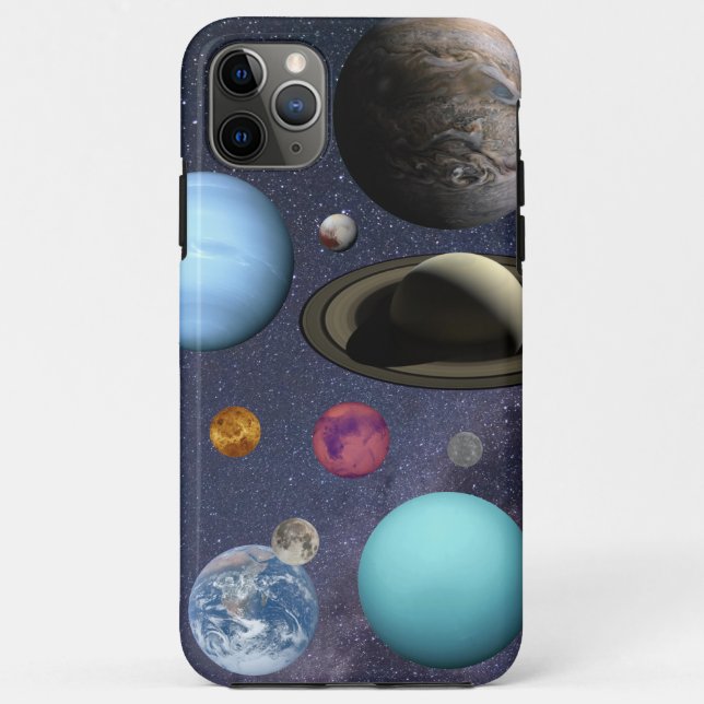 Sonnensysteme Case-Mate iPhone Hülle (Rückseite)