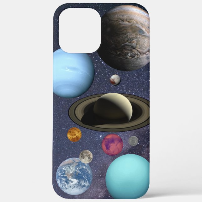 Sonnensysteme Case-Mate iPhone Hülle (Rückseite)