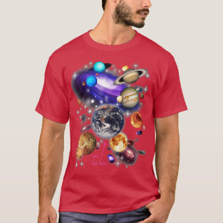 Sonnensysteme Planeten T-Shirt