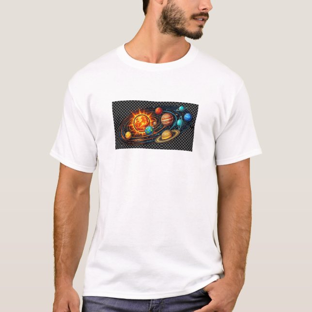 Sonnensysteme  T-Shirt (Vorderseite)