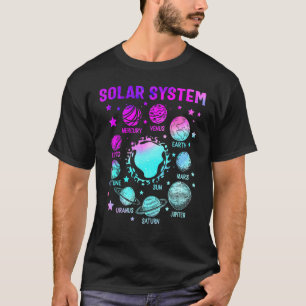 Sonnensysteme Weltraumzwergplanen T-Shirt
