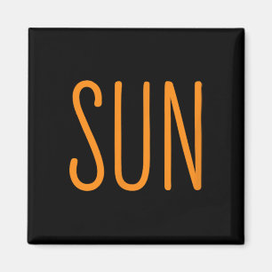 Sonnentag 2025 Earth Sun Paare Kostümmatte Magnet