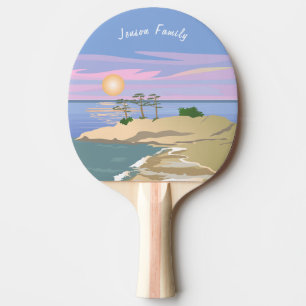Sonnentag am Beach Ping Pong Paddle Tischtennis Schläger