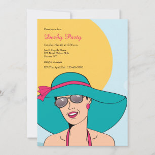 Sonnentag bei den Rennen Einladung