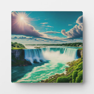 Sonnentag bei Niagara Falls Fotoplatte