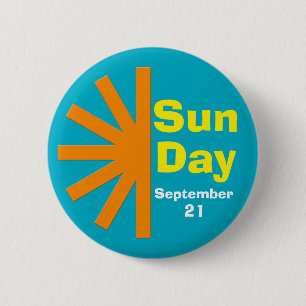 Sonnentag für Solarenergie Button