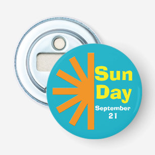 Sonnentag für Solarenergie Flaschenöffner