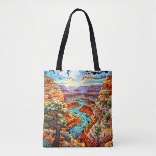 Sonnentag in einem Wüstenschluchten Tasche